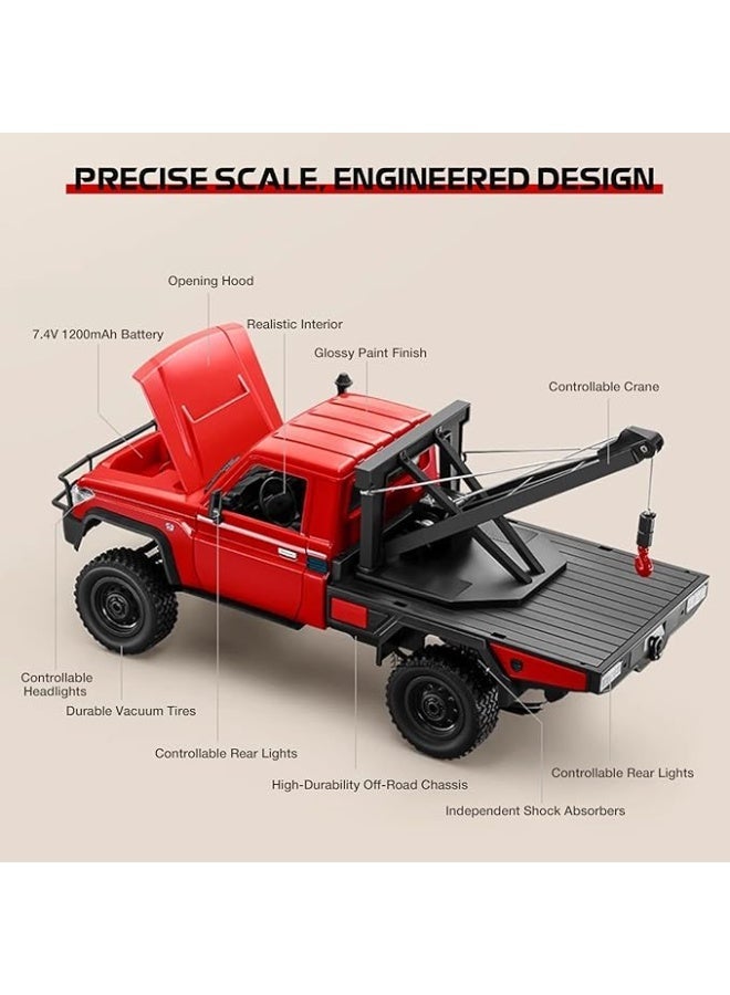 TOYOTA تويوتا لاند كروزر RC رافعة 4x4 مقياس 1:12 متنوع. MN-82T - Image 3